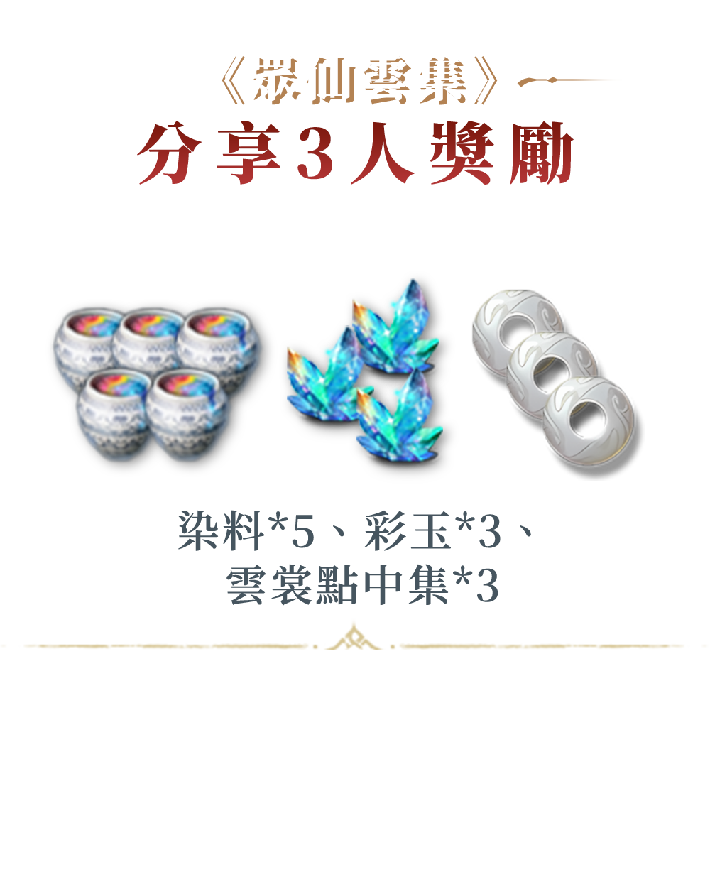 分享三人